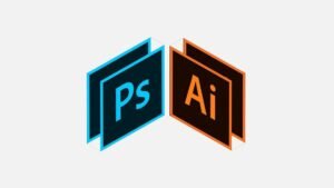 , adobe, photoshop, icon, flat